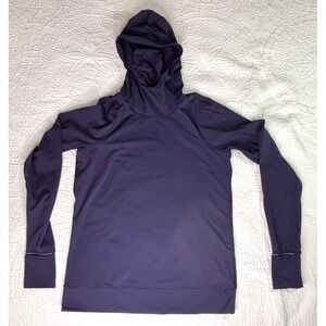 Lululemon Cadence Crusher Athletic Running Hoodie Pullover Size 8 Indigo EUC